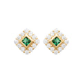Coque de Nacre Puces d'oreilles plaqué or 23046350