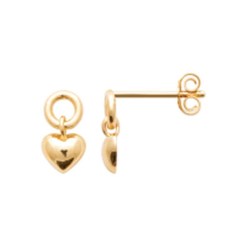 Coque de Nacre Boucles d'oreilles pendantes plaqué or 23037600
