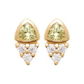 Coque de Nacre Puces d'oreilles plaqué or 23021250