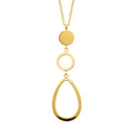 Izee Collier acier doré 312247