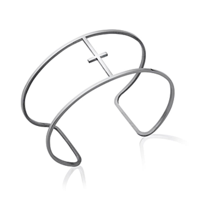 Coque de Nacre Bracelet jonc acier 310571
