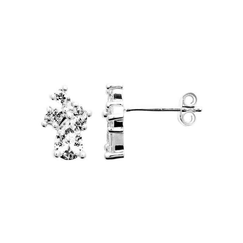 Coque de Nacre Puces d'oreilles argent 13087510
