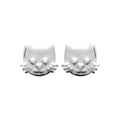 Coque de Nacre Puces d'oreilles argent 73012600