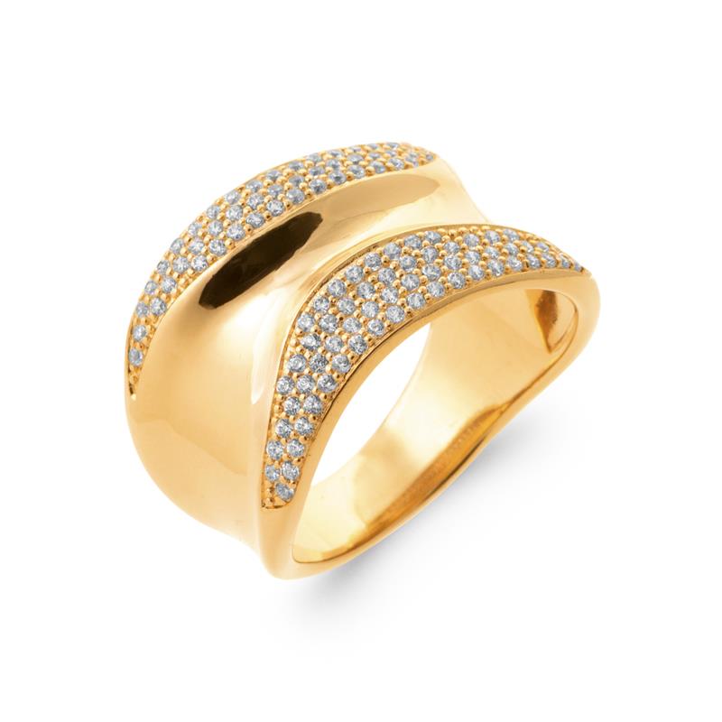 Coque de Nacre Bague plaqué or 2997510