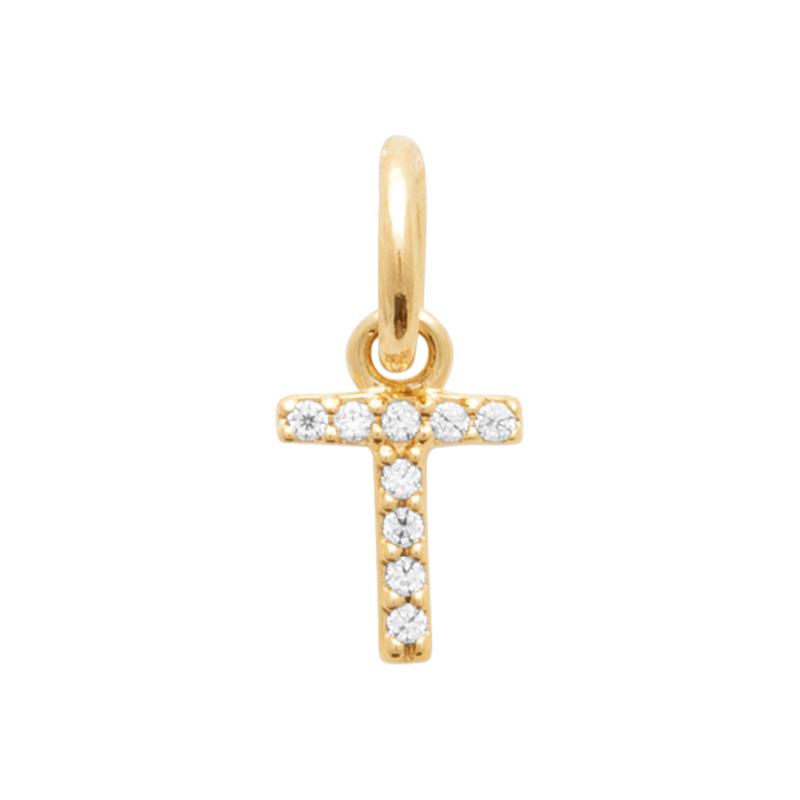 Coque de Nacre Pendentif initiale plaqué or 2776720