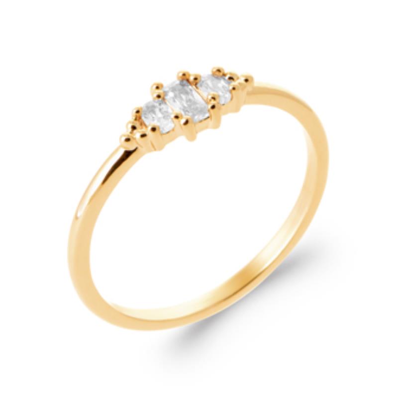 Coque de Nacre Bague plaqué or 2964210