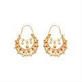 Coque de Nacre Boucles d'oreilles plaqué or 2367420