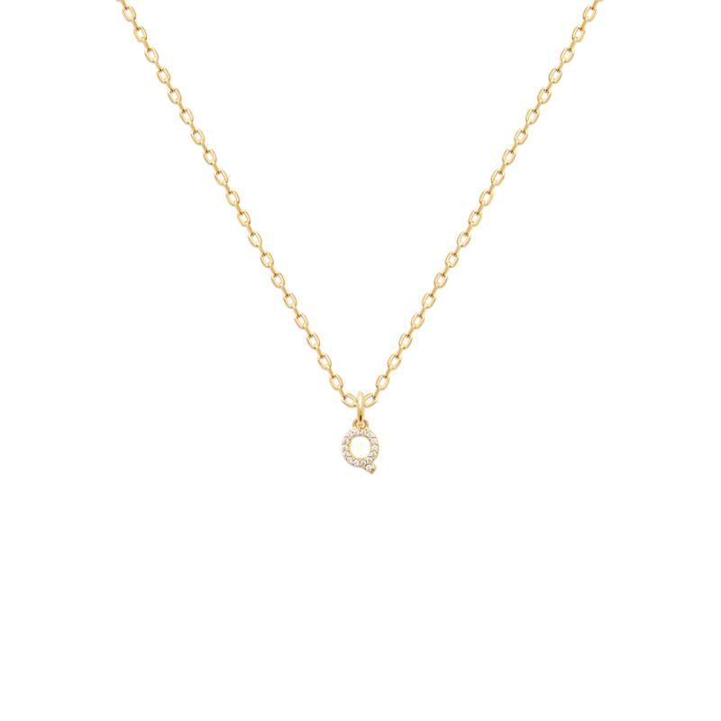 Coque de Nacre Pendentif initiale plaqué or 2776717