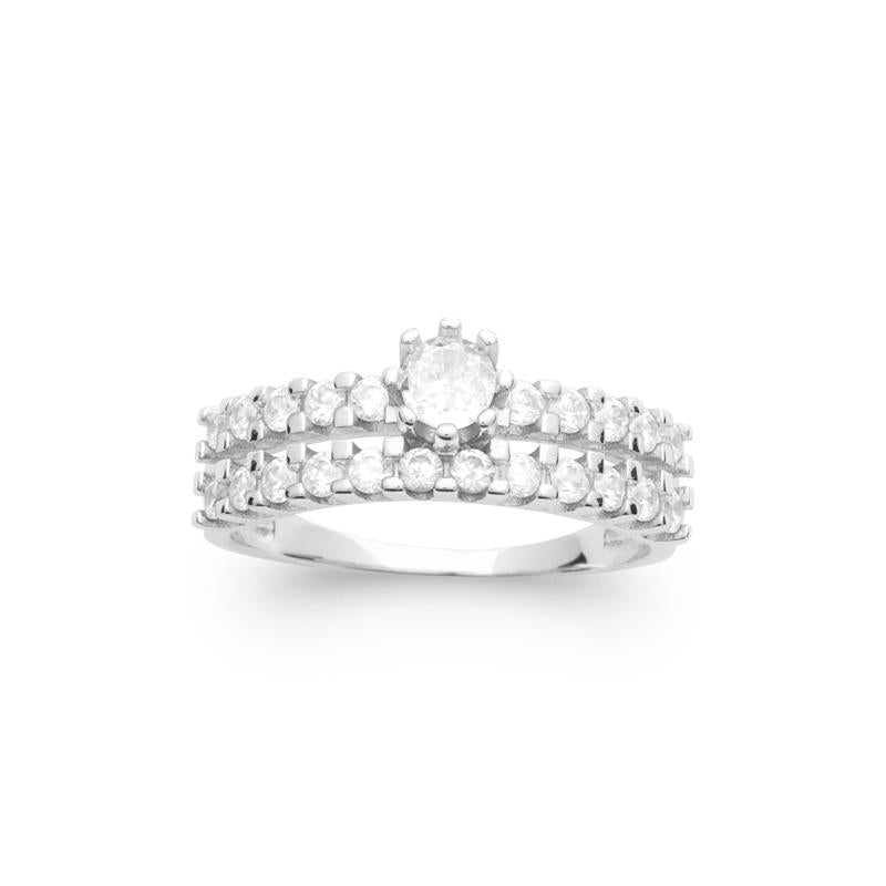 Coque de Nacre Bague argent 10002510