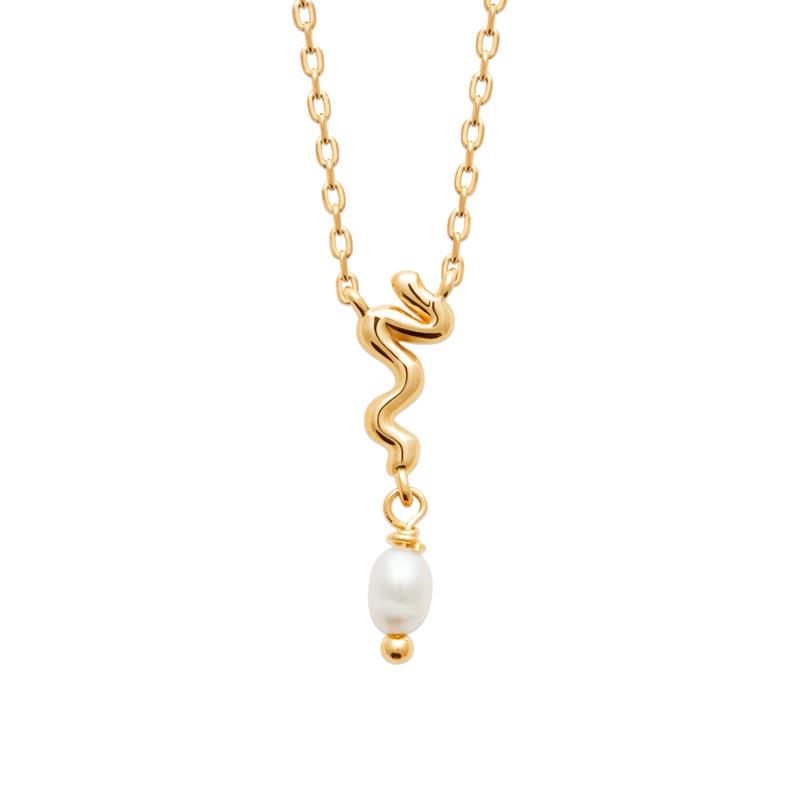 Coque de Nacre Collier plaqué or 974274