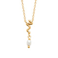 Coque de Nacre Collier plaqué or 974274