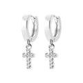Coque de Nacre Créoles argent 1666110