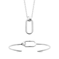 Coque de Nacre Collier argent 722087