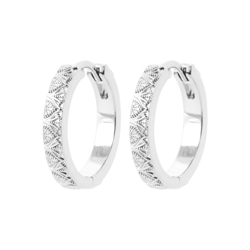 Coque de Nacre Créoles argent 7683200