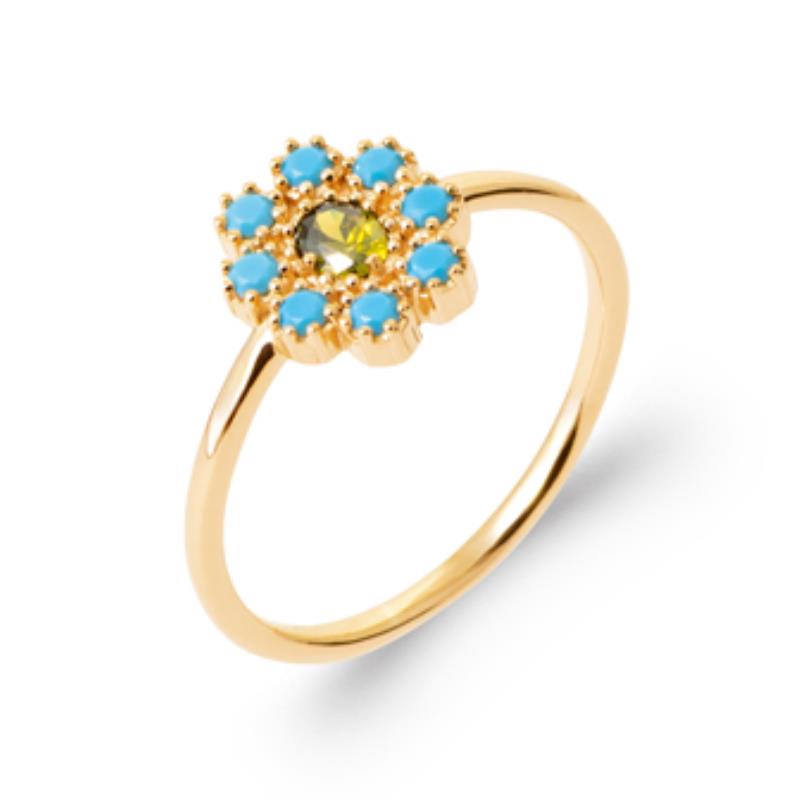 Coque de Nacre Bague plaqué or 2998830