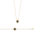 Coque de Nacre Collier plaqué or 973693
