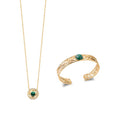 Coque de Nacre Collier plaqué or 973250