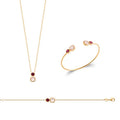 Coque de Nacre Collier plaqué or 973403