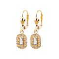 Coque de Nacre Boucles d'oreilles pendantes plaqué or 23087760