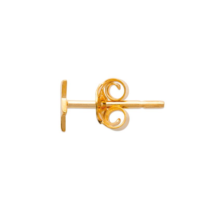 Coque de Nacre Boucle d'oreille à l'unité plaqué or 24410U