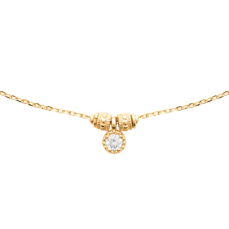 Coque de Nacre Collier plaqué or 973916
