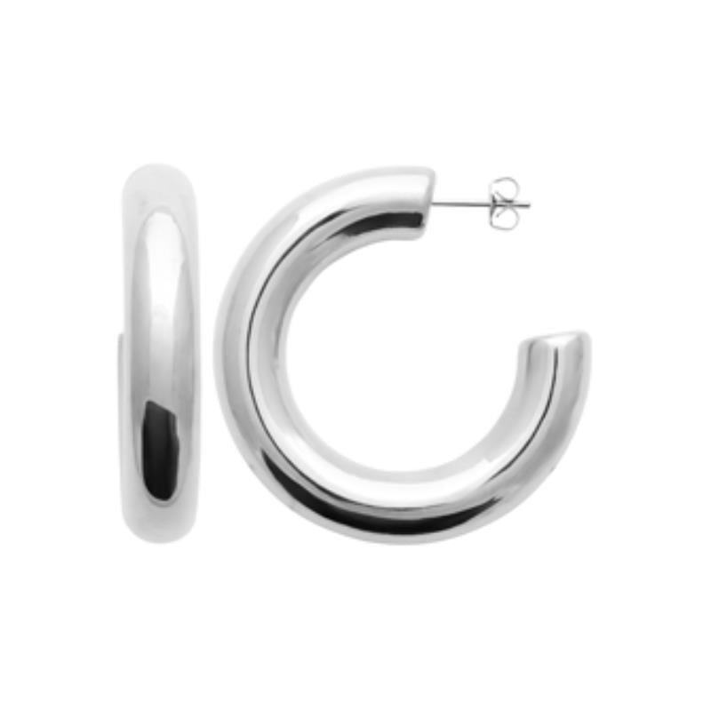 Coque de Nacre Créoles acier 3603100