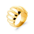 Izee Bague acier doré 3417809