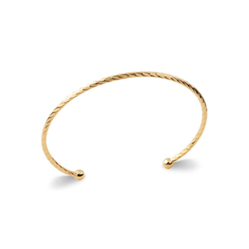 Coque de Nacre Bracelet jonc plaqué or 921678