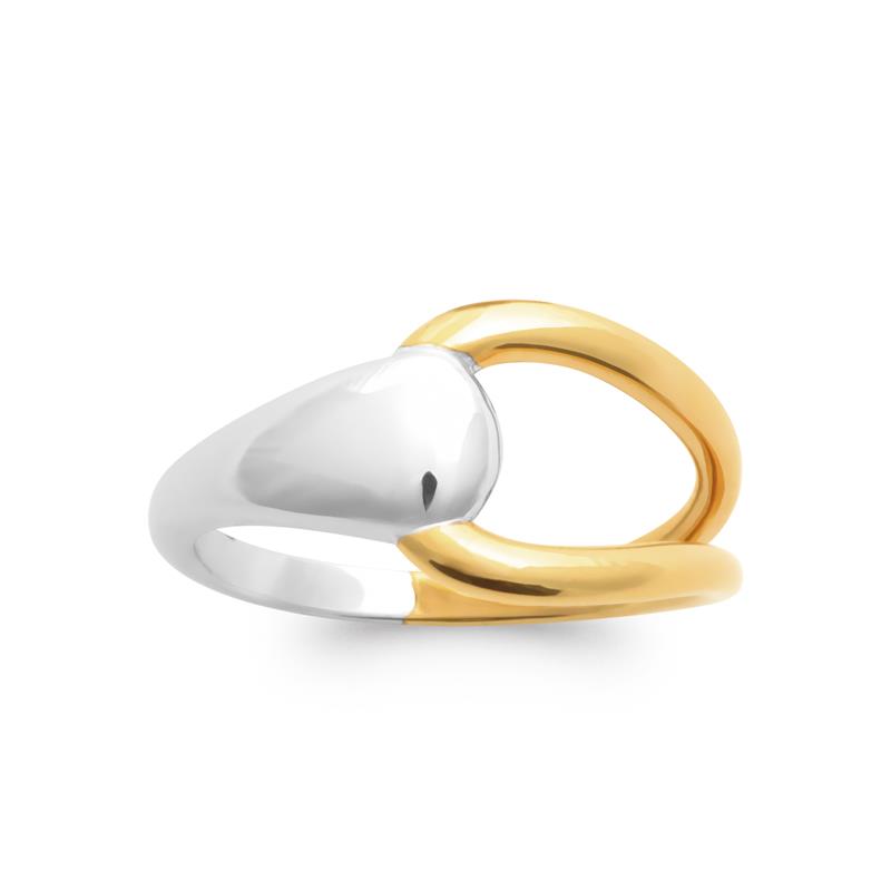 Coque de Nacre Bague plaqué or 2994901