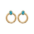 Coque de Nacre Puces d'oreilles plaqué or 23025760