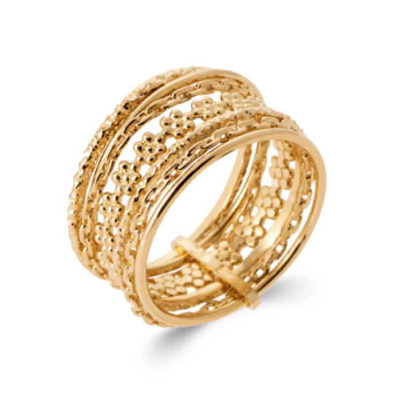 Coque de Nacre Bague plaqué or 2925300