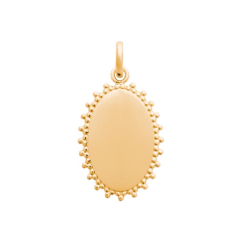 Coque de Nacre Médaille plaqué or 2768900
