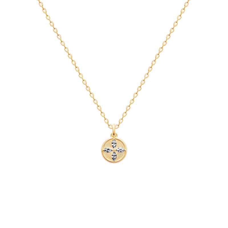 Coque de Nacre Pendentif plaqué or 2787910