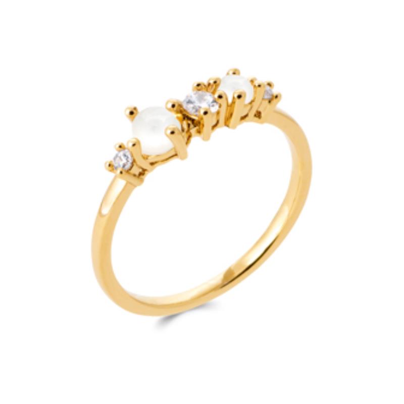 Coque de Nacre Bague plaqué or 2922110