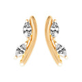 Coque de Nacre Boucles d'oreilles plaqué or 23087910