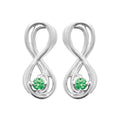 Coque de Nacre Puces d'oreilles argent 13060850