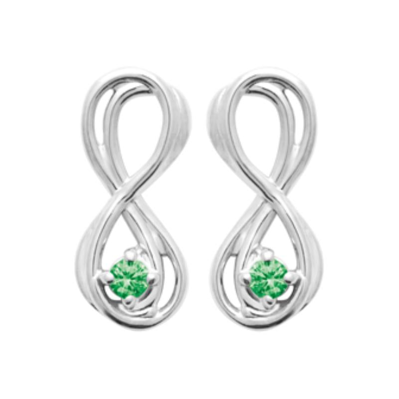 Coque de Nacre Puces d'oreilles argent 13060850