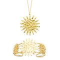 Izee Collier acier doré 312240