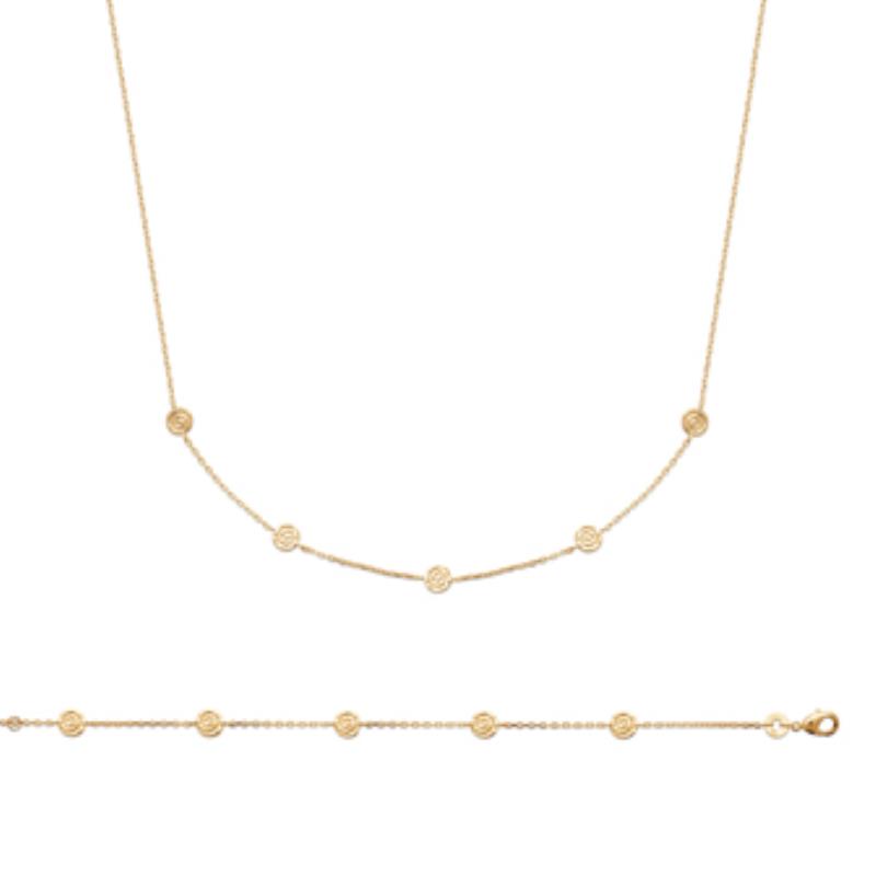 Coque de Nacre Collier plaqué or 921900