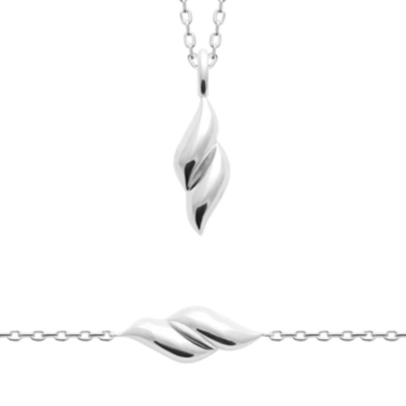 Coque de Nacre Chaîne argent 722192