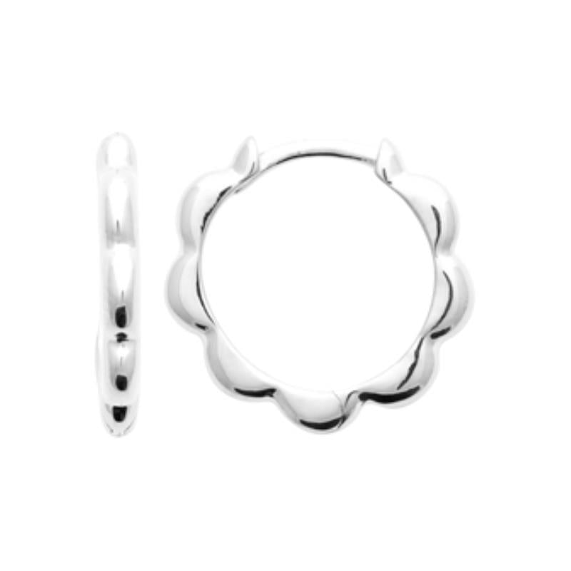 Coque de Nacre Créoles argent 7683500