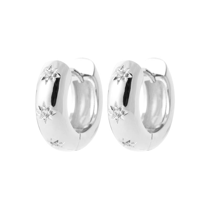 Coque de Nacre Créoles plaqué argent 4657110