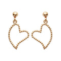 Coque de Nacre Boucles d'oreilles pendantes plaqué or 2471700