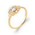 Coque de Nacre Bague plaqué or 2998310