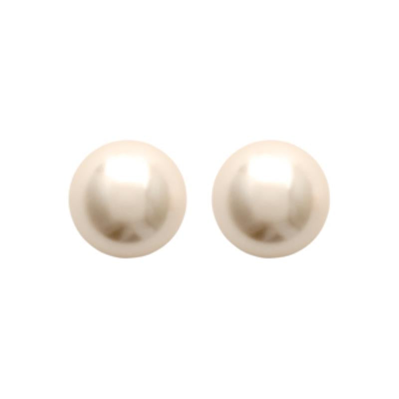 Coque de Nacre Boucles d'oreilles plaqué or 252610