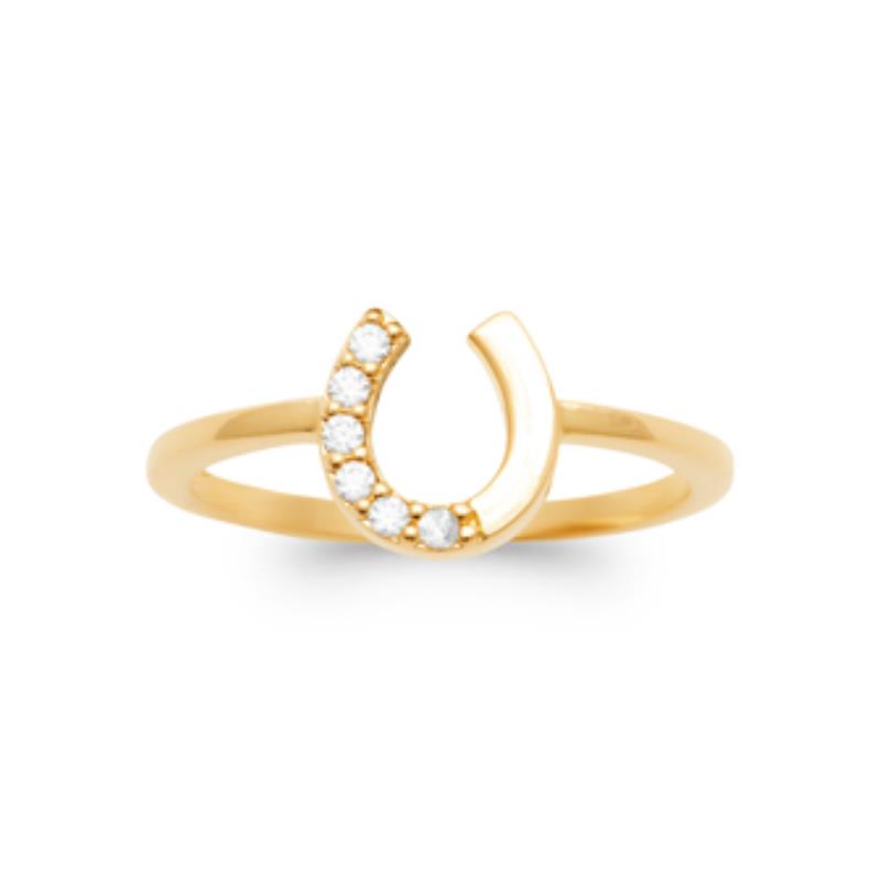 Coque de Nacre Bague plaqué or 2983310