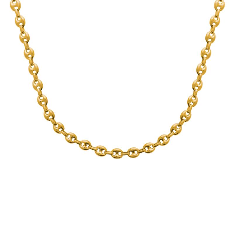 Shark'N Stones Collier acier doré 312493