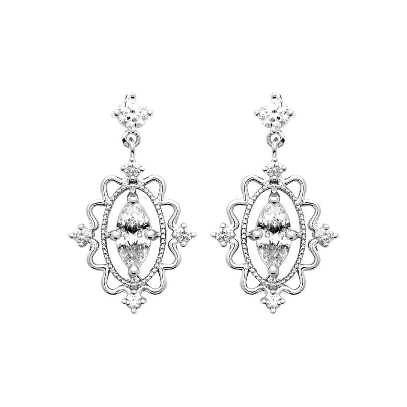 Coque de Nacre Boucles d'oreilles argent 13090510