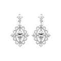 Coque de Nacre Boucles d'oreilles argent 13090510