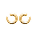 Coque de Nacre Puces d'oreilles plaqué or 23049400